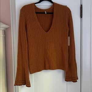 NWT Free People May Morning Wool Blend Sweater